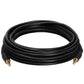 Cmple - 3.5mm Aux Audio Cable Stereo 25 ft Male to Male Speaker Cable Auxiliary Cord Adapter for Car, Phone, Headphones - Black