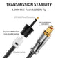 EMK 24K Gold-Plated Toslink to Mini Toslink Cable (3ft/1M) - Digital Optical Audio Cable with 3.5mm Mini Plug for Soundbar, Home Theater, TV - Silver SPDIF Fiber Optic Cable