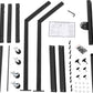 16U Professional DJ Stand Rack Mount DJ Mixer Stand Adjustable Stage Cart w/Wheel for Music Party Show Music Studios Performance Stages Concert Venues