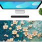 Galdas Gaming Mouse Pad XXL XL Large Long Extended Big Mousepad Non-Slip Rubber Keyboard Desk Pad with Stitched Edges for Laptop Home Office (31.5x11.8x0.08 Inch) … (Painting Flowers)