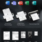 Portable Thermal Printer, Bluetooth Portable Printers Wireless for Travel Home, Small Inkless Mobile Mini Printer for Phone Laptop, Support 8.5'' x 11'' US Letter,A4,4.33'',3.14'',2.08'' Thermal Paper
