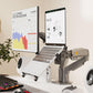 NB North Bayou Laptop Mount with Adjustable Tray for 10-17”Notebook, Full Motion Arm with VESA Plate for 17-30”Monitor,Clamp-on Grommet Mounting F160-FP (Black)