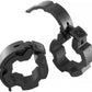 Barbell Clamps 28mm, Barbell Clips, Quick-Release Safety Weight Clips for Bars, Pair of Locking Clips for Workout Weightlifting Fitness Training (Black, 1.1Inches)