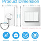 Large Adhesive Hooks for Hanging Heavy Duty Wall Hooks Self Adhesive Towel Coat Hooks Waterproof Transparent Hook for Bathroom Shower Kitchen Keys Door Outdoor Home Improvement Utility Hook 8 Pack