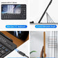 for Samsung Galaxy Z Fold 7 6 5 Keyboard and Mouse, Portable Mini 7.9inch Bluetooth Keyboard with Leather Case and Capacitive Pen, 4 in 1 Set for Z Fold7 6 Accessories