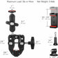 MINIFOCUS Super Clamp Camera Clamp Mount, 360° Ballhead Magic Arm with 1/4" 3/8" Port Extension Holder Adapter, Double Ball Head Adapter for Canon Nikon DSLR GoPro Action Camera Video Light