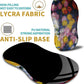 Hokafenle Ergonomic Mouse Pad Wrist Support with Massage Design, Wrist Rest Pain Relief Mousepad with Memory Foam&Non-Slip PU Base, Mouse Pads for Wireless Mouse & Desk(12x8 inch,Monet Chrysanthemum)