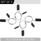 Barbell Clips Olympic Barbell Clamps Collars 2 Inches Weight Bars Lock Dumbbell Spring Clips Circlip Fitness Weightlifting Buckle 4 Pack