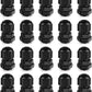 Cable Gland 20 Pack 1/4" NPT Waterproof Adjustable Connector Strain Relief Cord Connectors Joints Nylon with Gaskets…