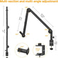 PICTRON VIJIM LS25 Camera Desk Mount, Flexible Overhead Webcam Stand with Boom Arm, Table C-Clamp Suitable for Photography Videography Live Stream