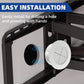 TV Wire Hider Kit for Wall Mount TV, in Wall Cable Management Kit, Includes 2 Pass Throughs and Hole Saw Drill Attachment for Easy Install（Off-White）