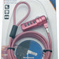 Sendt Pink Notebook/Laptop Combination Lock Security Cable