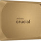 Crucial X10 Pro 4TB Portable SSD, Up to 2,100MB/s Read, 2000MB/s Write, USB 3.2 USB-C, External Solid State Drive, Durable Storage for Professional Creators, Gold - CT4000X10PROSSD9D02