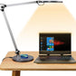 Desk Lamp,Led Architect Desk Lamp,Desk Lamps for Home Office,Table lamp with Wireless Charger & Adjustable Swing Arm,Touch Control, 3 Lighting Mode,5 Brightness,Eye-Caring Office Lamp