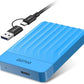 Portable External Hard Drive Storage Expansion Mobile HDD USB 3.0 for PC, Mac, Desktop, Laptop, PS4, PS5, Xbox One X/S, Xbox 360, Xbox Series X/S, Office & Game (Blue, 1TB)