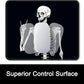 ITNRSIIET Mouse Pad with Stitched Edge Premium Textured Smooth Precise Operation Waterproof Washable Non-Slip Rubber Base Desktop Protection Mat, 10.2×8.3×0.12 inches, Human Skeleton