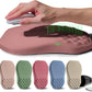 Ergonomic Raised Mouse Pad Wrist Support with Bilateral Slope Memory Foam Mousepad for Wrist Rest and Carpal Tunnel Pain Relief 11.8x7.9〃 Salmon Pink
