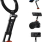 K&F CONCEPT Magnetic Metal Phone Mount with Cold Shoe Mount, Adjustable Rotatable Phone Holder Adapter Compatible with iPhone 17/16/15/14/13 Serie, Camera Monitoring, Tripods, Stabilizers