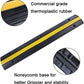 Rubber Cable Ramp Cord Cover Cable Protector Ramps Wire Hose Protective 1 Channel 22000Lbs Load Capacity Traffic Speed Bump for Asphalt Concrete Gravel Driveway Indoor Outdoor, 3 Pack
