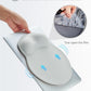 Ergonomic Mouse Pad Wrist Support, Comfortable Mouse Pad Wrist Rest, Relieve Wrist Pain Gel Mouse pad, Non-Slip Rubber Base Mousepad for Laptop, Computer, Prefect for Office(Light Gray