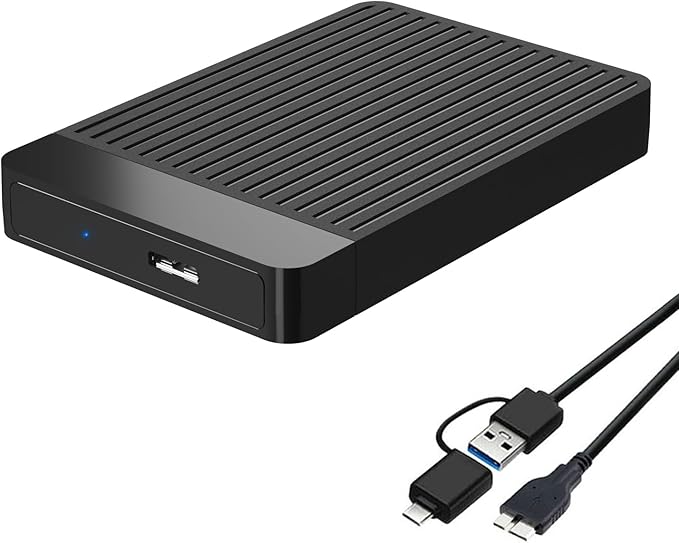 250GB Ultra Slim Portable External Hard Drive 2.5'' USB 3.0 HDD Storage for Mac, PC, Laptop, PS4, Xbox one