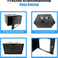 Raising Electronics Wall Mount Server Cabinet for Networking Data Home Video WiFi Internet System with 12 inch Install Depth (6U 450mm deep)