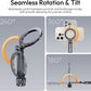Ulanzi MA07 Magnetic Phone Tripod Mount for Magsafe, Aluminum Camera Phone Mount with 1/4" Screw, Cold Shoe Magnetic Tripod for Camera, Copatibale with iPhone 17/16/15/14/13/12 Series