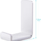 Weewooday 4 Pieces Headphone Hanger Holder Desk Adhesive Headphone Hook Wall Mount Headset Stand Acrylic Holder with Glues for General Purpose Game Earphone(White)