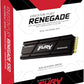Kingston Fury Renegade 4TB PCIe Gen 4.0 NVMe M.2 Internal Gaming SSD with Heat Sink | PS5 Ready | Up to 7300MB/s | SFYRDK/4000G