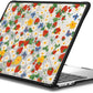 CASETiFY Impact MacBook Air 13.6" (M2-M4) Case [Cushioned Impact Corners/Scratch-Resistant/Anti-Slip Grip] - Strawberry Daisy - Clear Black