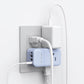 TROND Outlet Extender with 360 Rotating Plug, 3 Way Plug Splitter with PD 20W USB C Adapter, Multi Wall Adapter, Colorful Outlet Extension for Home Decoration, Travel Cruise Essentials