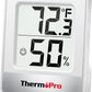 ThermoPro TP49 Digital Hygrometer Indoor Thermometer Humidity Meter Room Thermometer with Temperature and Humidity Monitor Mini Hygrometer Outdoor