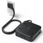 TESSAN Surge Protector Flat Plug Power Strip, Black Extension Cord, 8 AC Outlets, 3 USB Charger(1 USB C Port) 3 Side Outlet Extender, 5 Ft, 900 Joules Protection, Office Supplies, Dorm Essentials