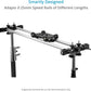 PROAIM Polaris Mini Portable Video Camera Dolly w Universal Track Ends | Mitchell & 75mm Bowl Mount | Compatible Track Rail Diameter – Ø 32‐34mm | Offers Payload of 34kg / 75lb (DL-PLRS-M01)
