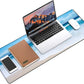 Galdas Gaming Mouse Pad XXL XL Large Long Extended Big Mousepad Non-Slip Rubber Keyboard Mouse Pad with Stitched Edges for Laptop Home Office (31.5x11.8x0.08 Inch) … (Wave 2025)