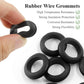 12 Pcs Rubber Grommets, 7/8" Inside Diameter 1" Drill Hole Rubber Wire Grommets for Wire, Firewall, Cables, Plugs
