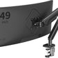 Pholiten Adjustable Rotating arm for Monitor Stand - Supports 1-33lbs Weight, Supports 45 inch Straight screen/49 inch Curved Screen, Compatible with VESA 75x75-100x100mm Desktop Monitor Mount