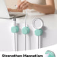 Magnetic Cable Clips, Adjustable Cord Holder Management, Adhesive Wire Keeper Organizer for Home Office Desk Phone PC Car Wall Desktop Nightstand Appliance (9-PCS Cyan)