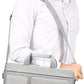 MOSISO Laptop Shoulder Bag, Computer Bag with 2 Raised&1 Flapover&1 Horizontal Pocket&Handle&Belt