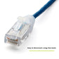 TRUECABLE Cat6 Component Rated Patch Cable, Unshielded (U/UTP), 7ft, Blue, 28AWG Solid Copper, Snagless 10G High-Speed Ethernet Cable, PoE++ 4PPoE 100W, UL Listed, RoHS-3, 5 Pack