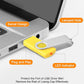 256MB USB Flash Drive Thumb Drives 10 Pack, Bulk USB Drives Memory Stick with Lanyards, Swivel Jump Drive Memoirs Zip Backup Pendrive for Computer, Data Storage and Transfer, Office Supplies