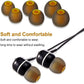 Earbud Tips Soft Silicone Earbuds Replacement Tips Fit for in-Ear Headphones(Inner Hole from 3.8mm - 4.2mm Earphones) 9 Pairs S/M/L,Gray/Yellow