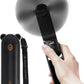 JISULIFE Handheld Fan with 4500 mAh Powerbank Max 37 Hours Runtime, Pocket Portable Battery Operated or USB Powered Folding Personal Fan, 3 Speeds, Gifts for Women Men Kids Gift for Festival-Black