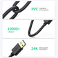 VCZHS Tech USB Extension Cable 6.6ft, USB 3.0 Extender for High-Speed Data Transfer & Fast Charging, Durable & Flexible for Mouse, Keyboard, Printer, Flash Drive, Webcam, and More