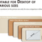 Cork Desk Mat - Dual-Sided Desk Pad for Office and Home - Desk Organization and Accessories - Ideal for Large Mouse Pad and Desk Mats on Top of Desks(Beige,31.5"x 15.7")