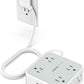 Surge Protector Power Strip, TESSAN 5 Ft Flat Plug Extension Cord with Multiple Outlets, 3 USB (1 USB C PD 20W), 8 Outlets, 900J Surge Protection, for Home, Office, Dorm Room Essentials, 1250W