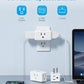 Multi Plug Wall Outlet Extender 2 Pack, VINTAR Electrical Multiple Outlet Splitter, 3 Way Plug Adapter, Small Wall Expander for Home Office Dorm Cruise Ship Travel Essentials