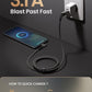 AINOPE Right Angle USB Type C Cable [3-Pack 3.3ft/6.6ft/10ft] 3.1A Fast Charging USB to USB C Cable, Nylon Braided USB C Charging Cable Compatible with Galaxy S21+ Ultra, iPad mini/Air/Pro, Pixel 6X