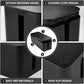 Cable Management Box - Large Cable Organizer Box to Hide Wires & Power Strips, TV & Desk Computer Wires, Cord Organizer Box for Home & Office, Black