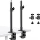 2-Pack Camera Desk Mount Stand with 1/4" Ball Head and Cold Shoe Mount Adapter,12.9-22" Tabletop Mounts Stand, Adjustable Aluminum Desktop Light Stand, for DSLR Camera, Ring Light, Video Light